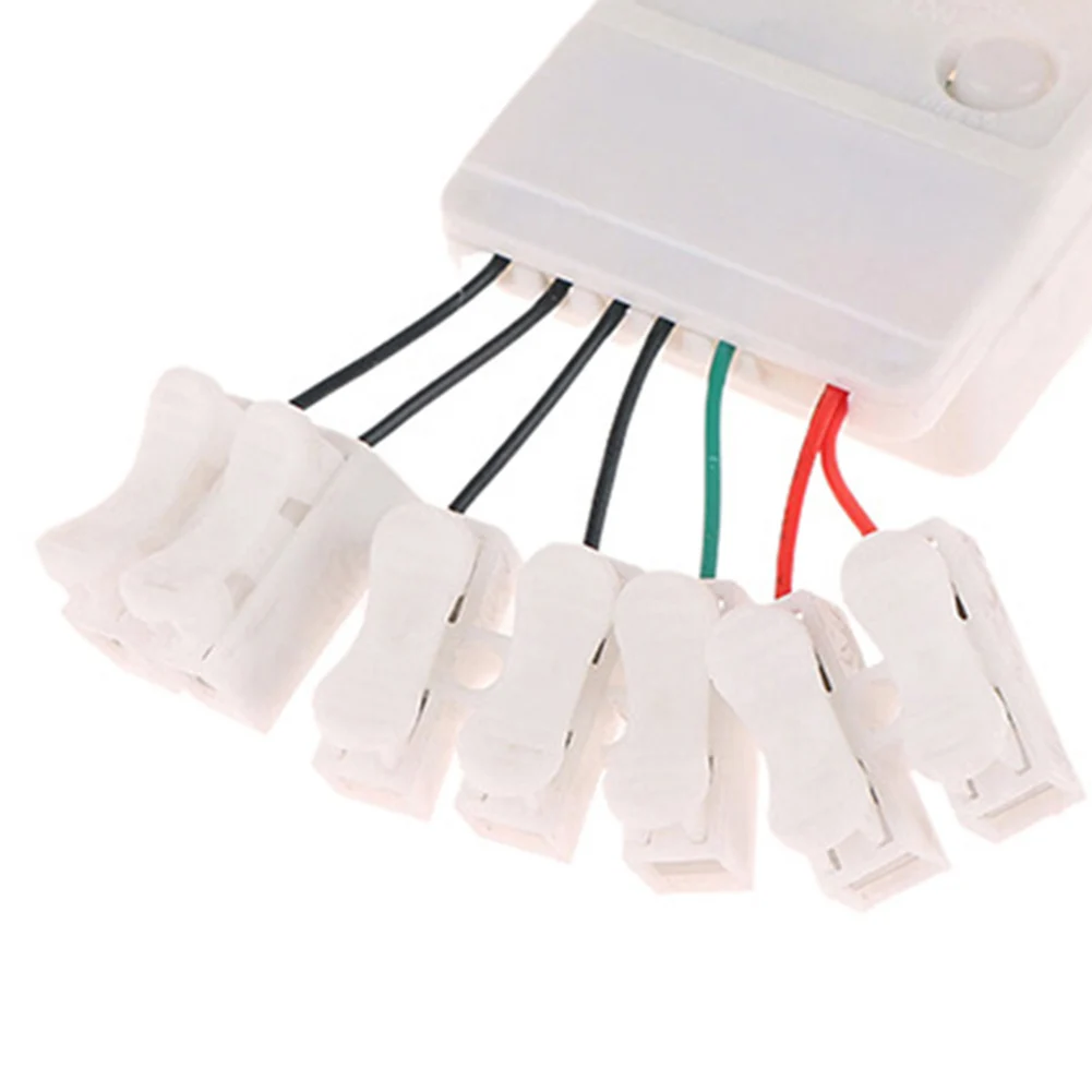 8 Modes Solder Free LED String Dimmer With Replica Switch And Adjustable Knob For Twinkle Ribbon Strip Lights Controller