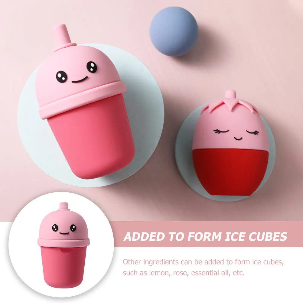 Gezichtsmassage Ijsrooster Schimmel Creatieve Koelroller Huidverzorgingshulpmiddel voor Gezichtslifting Oogmassage Pijnverlichting Herbruikbaar ijs