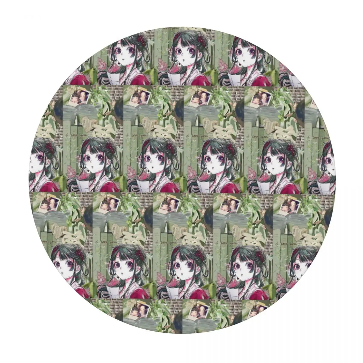 The Apothecary Diaries Maomao Waterproof Round Tablecloth Oilproof Table Cloth for Kitchen Events Dining Table Cover