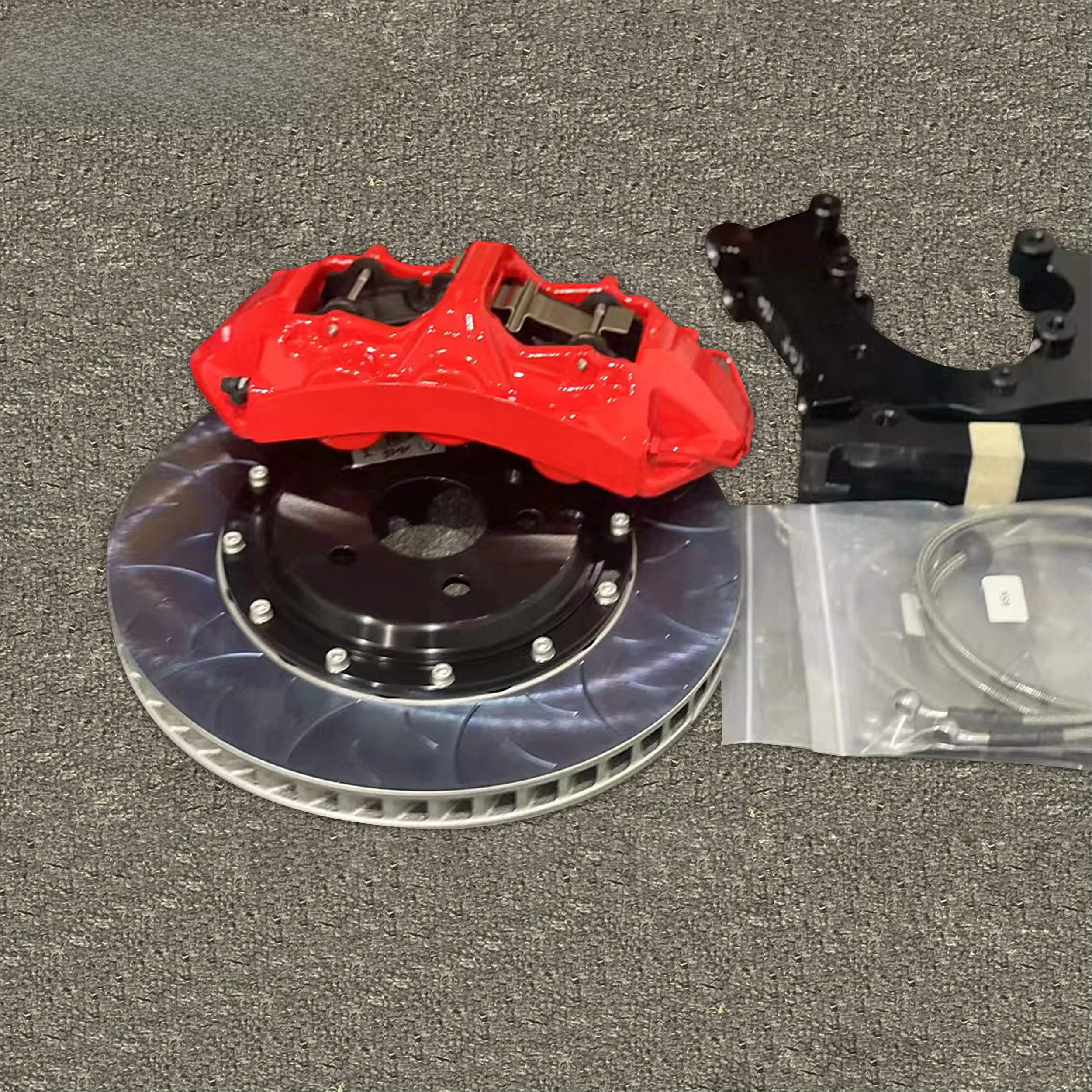 

6 Piston Brake System Test Big Brake Kits for Vw Golf Mk4 Mark 6 Mk7 2010