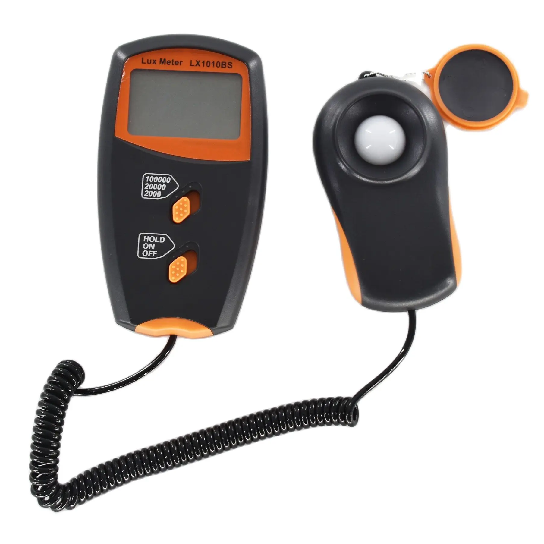 เครื่องวัดลักซ์แบบดิจิตอล LX1010BS ไฟหน้าจอ LCD 1 ~ 100,000Lux luxmeter