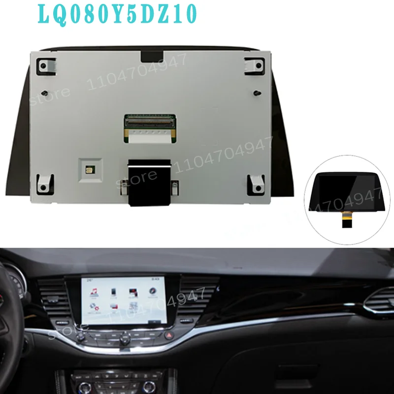 

НОВЫЙ 8-дюймовый сенсорный экран с ЖК-дисплеем LQ080Y5DZ10 для Opel Elvaux Hall Astra K, автомобильный DVD-плеер с GPS-навигацией 2017-2016 гг.