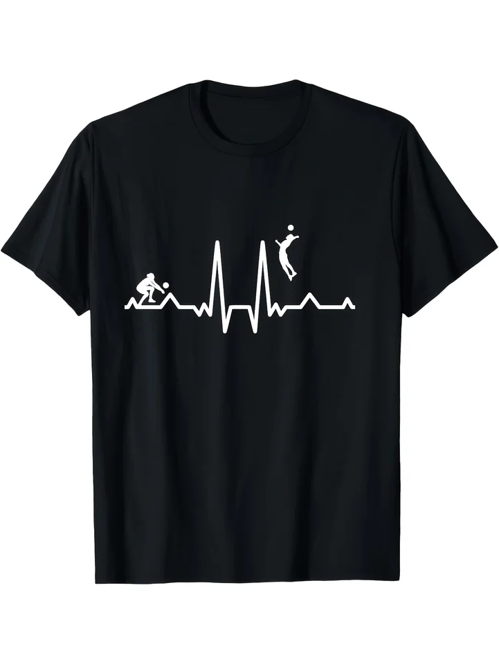 Men's Basketball Heartbeat Graphic T-Shirt