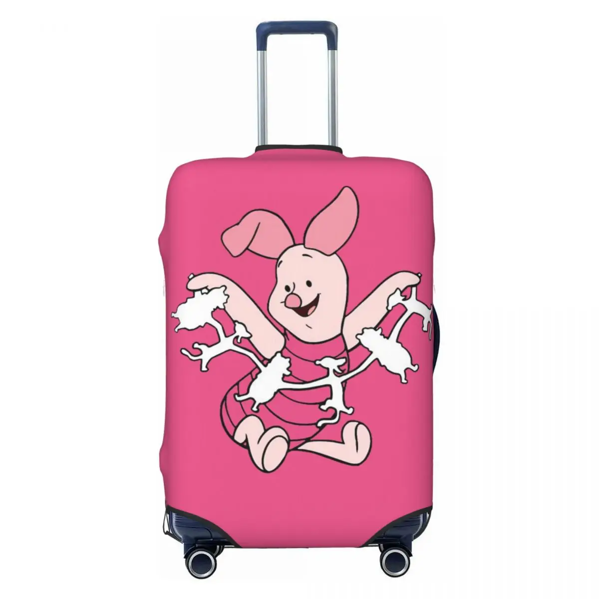 

Custom P-Piglets Anime Big Movie Luggage Cover Elastic Travel Suitcase Protective Covers Fits 18-32 Inch