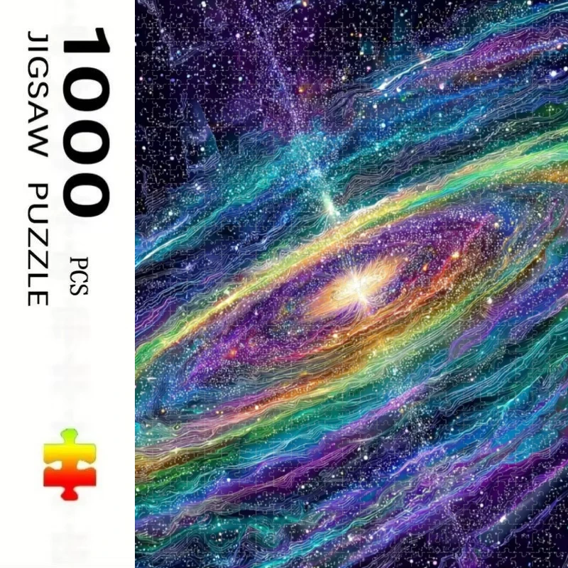 500/1000/1200/2000 PCS Spiral Galaxy Cosmic Space Scenery Puzzle Creative Puzzle Jigsaw Birthday Gifts Home decoration
