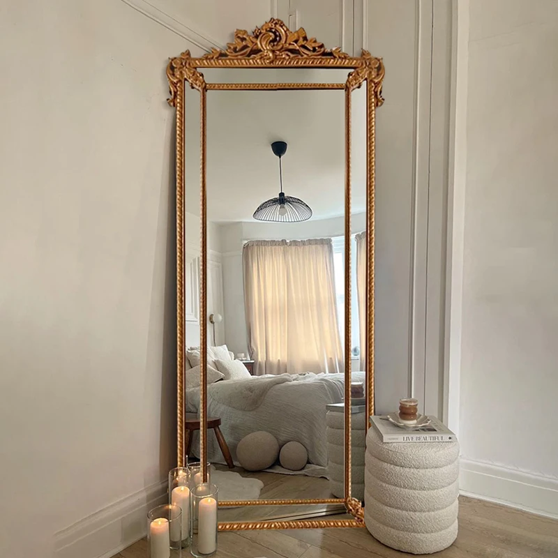 Mirrors Accessories Room Design Wall Decoration Mirror Boho Decor Korean Interior Arts Large Tulip Lamp Espejo Acrylic Hand