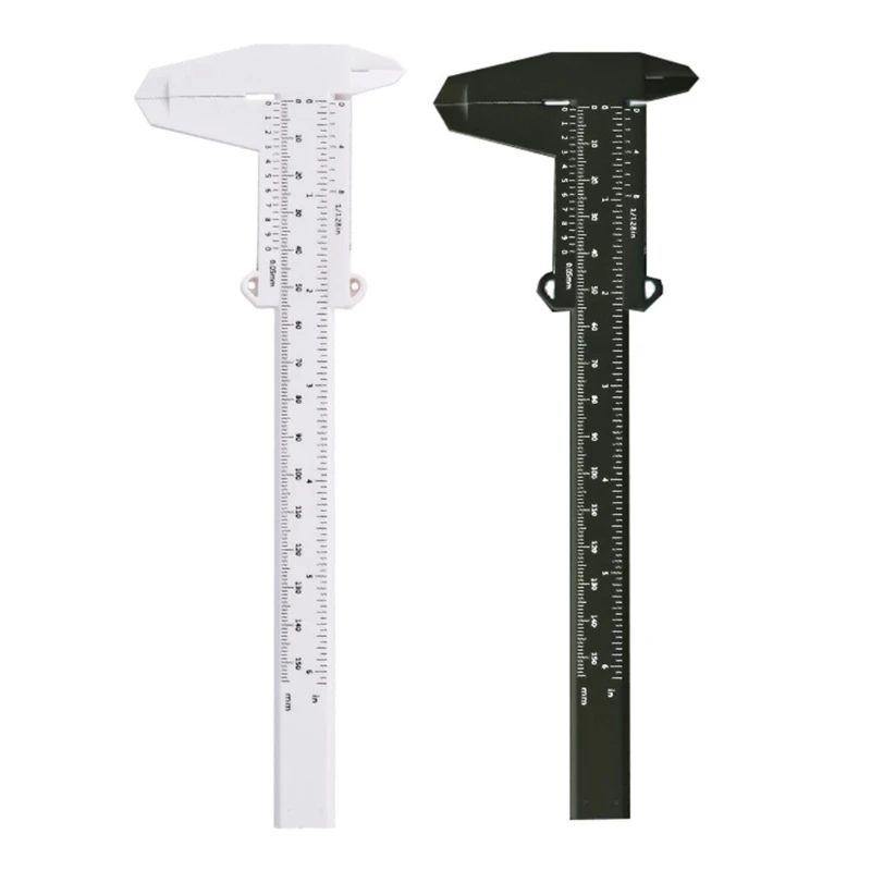 5 stuks nauwkeurige schuifmaat micrometer diepte schuifmaat kunststof dieptemeter meetinstrument