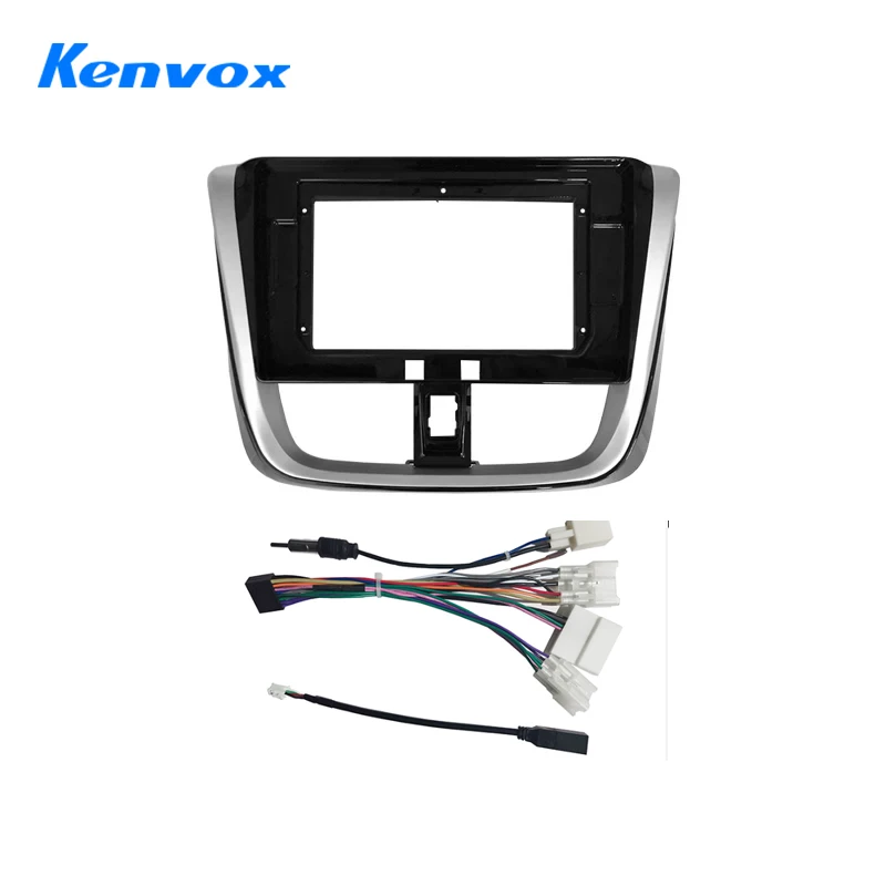 

android Car radio Canbus Box Decoder For Toyota Yaris Vios 2014 2018 Wiring Harness Plug Power wire Cable