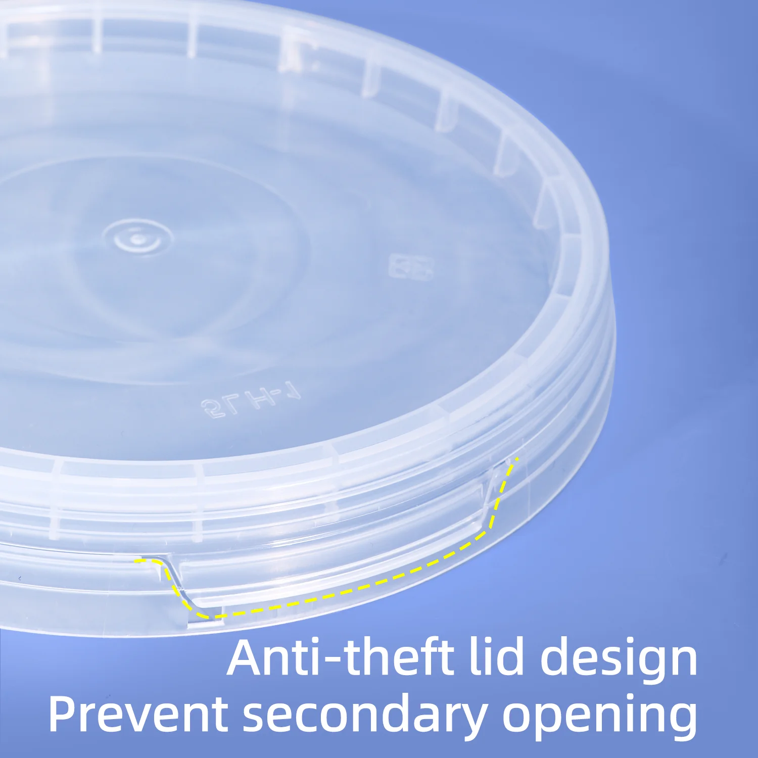 1000ml Plastic Bucket Food Grade Leakproof Storage Container for Cream Ice Cream Honey refillable bottle High Quality