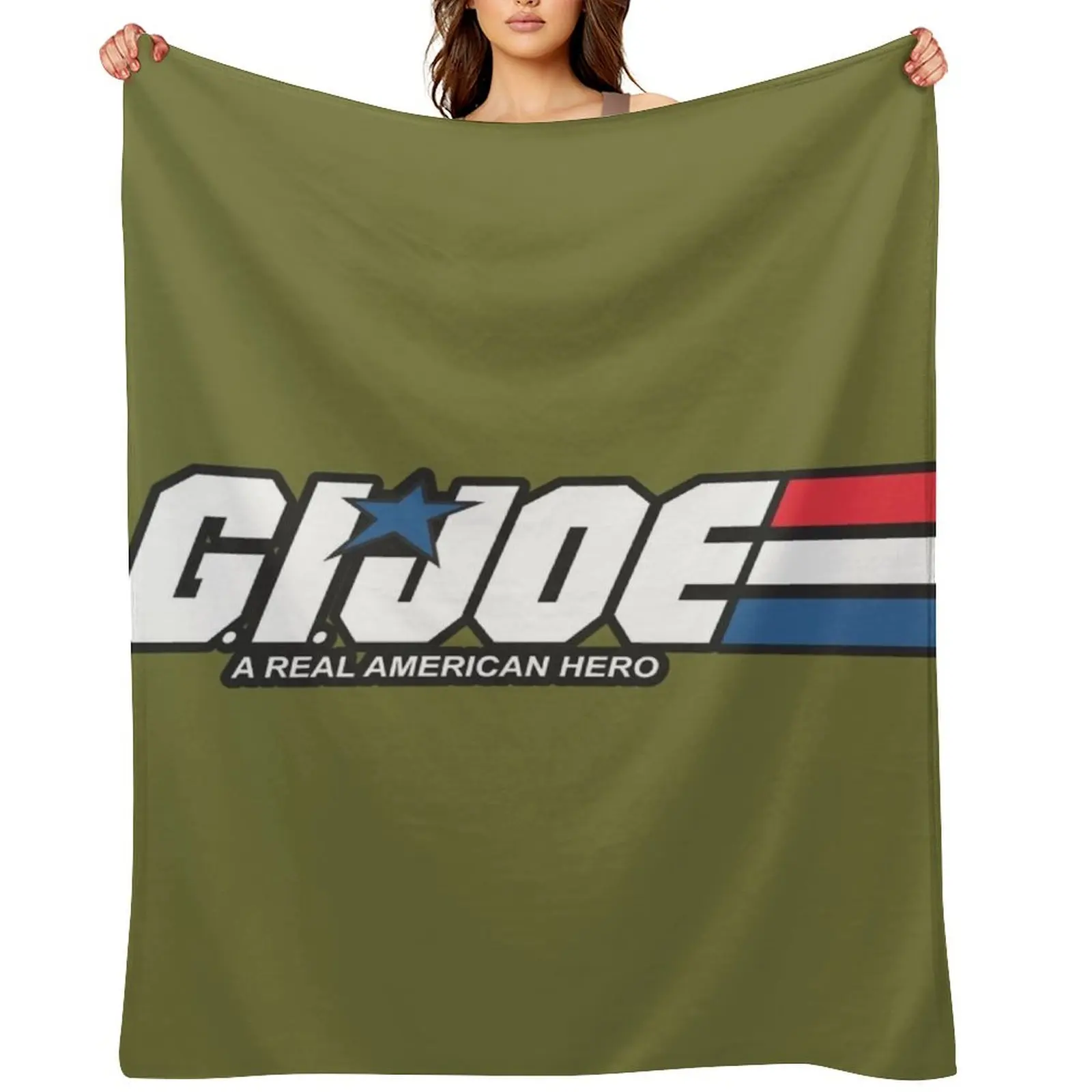 

GiJoe Logo Throw Blanket Extra Large Throw Thins Luxury Designer Beautifuls Blankets