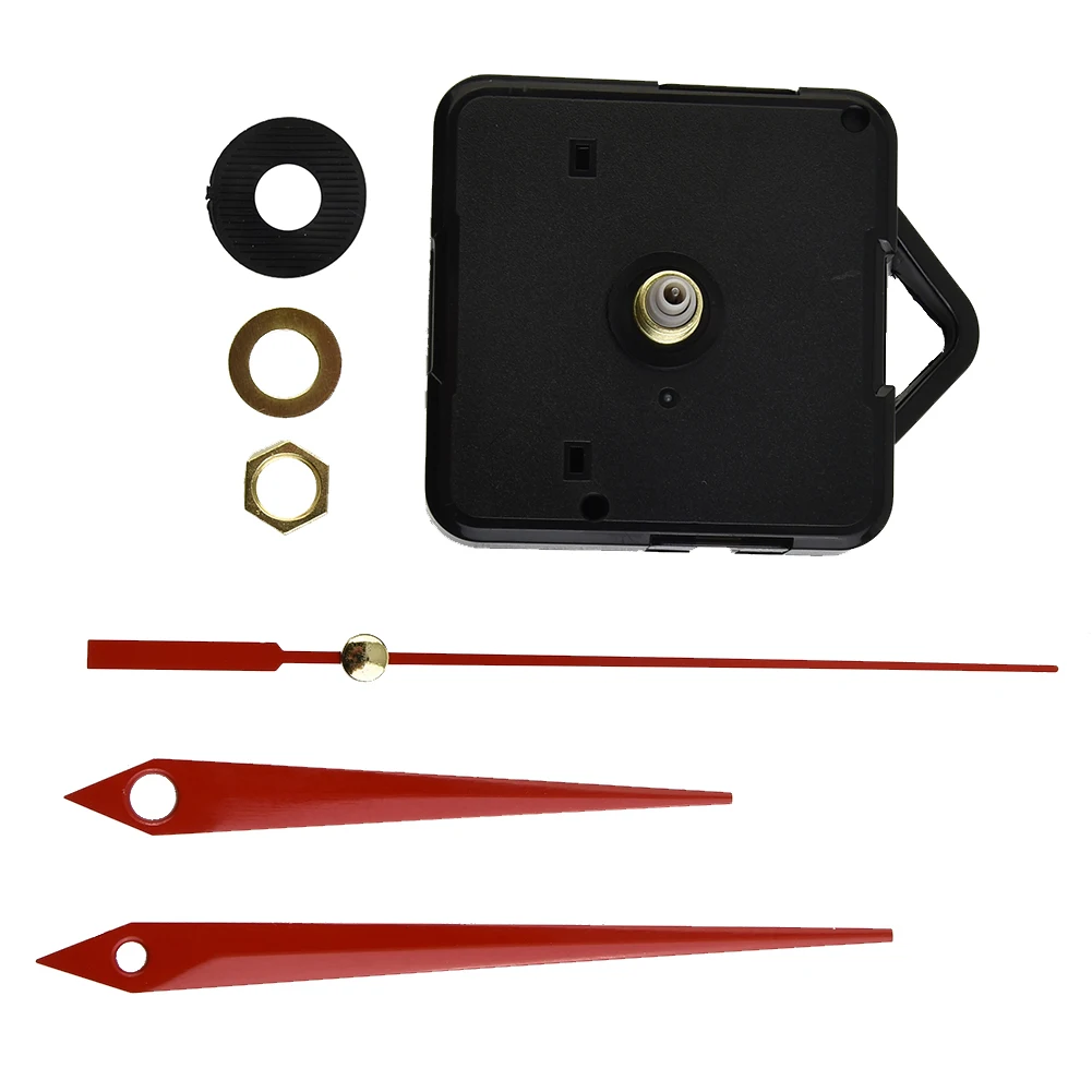 Quartz Clock Movement Mechanism for Repairing or Creating Wall Clocks with 120mm Second Hand and Spindle Assembly