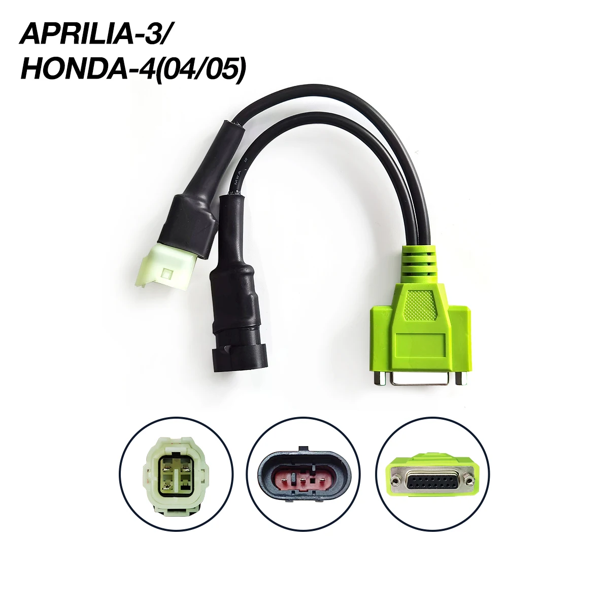 

MOTO-04/05 Motorcycle Diagnostic Cable For VESPA/PIAGGIO APRILIA-3Pin and For HONDA-4Pin Connection Interface