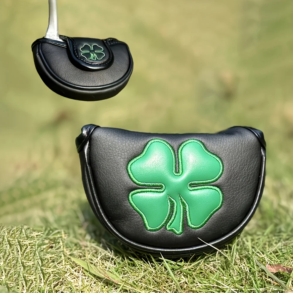 Clover Golf Club Head Cover, Putter PU Material, Wear-Resistant image 2