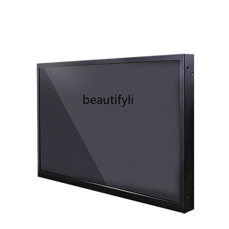 Industrial-Grade HD LCD Monitor Security Video Surveillance Monitor 17-Inch Wall-Mounted Ultra-Thin