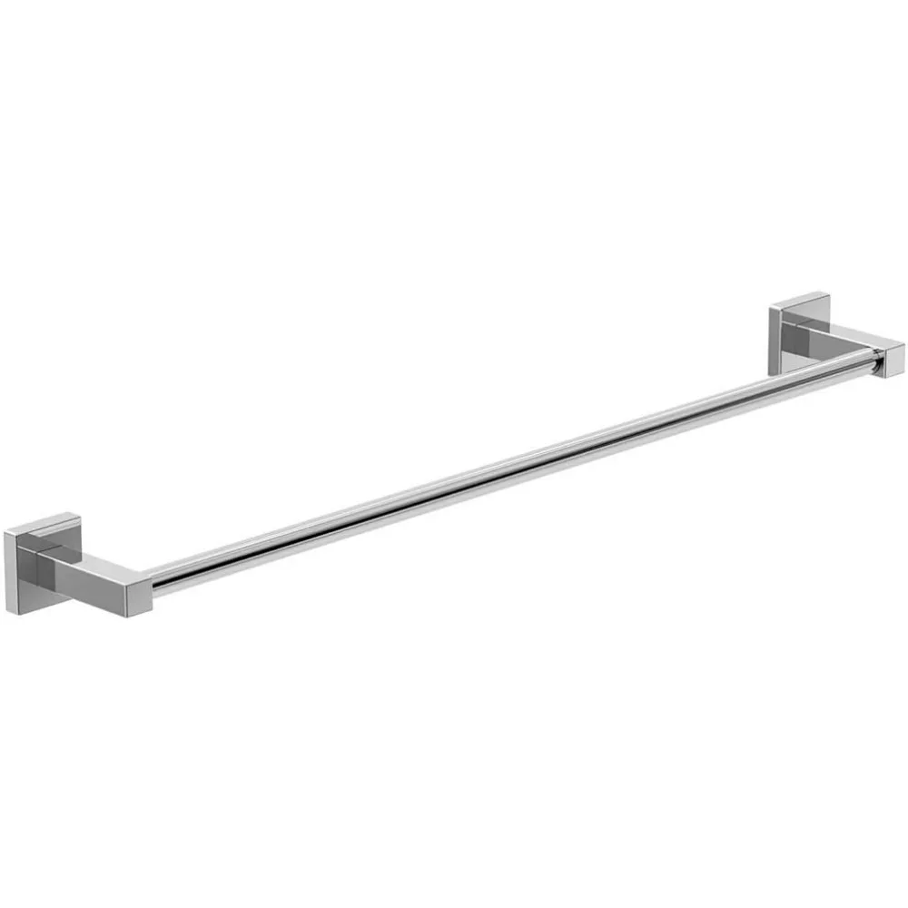 

24-Inch Chrome Towel Bar, Wall-Mounted with Hardware, Supports Up to 50 lbs