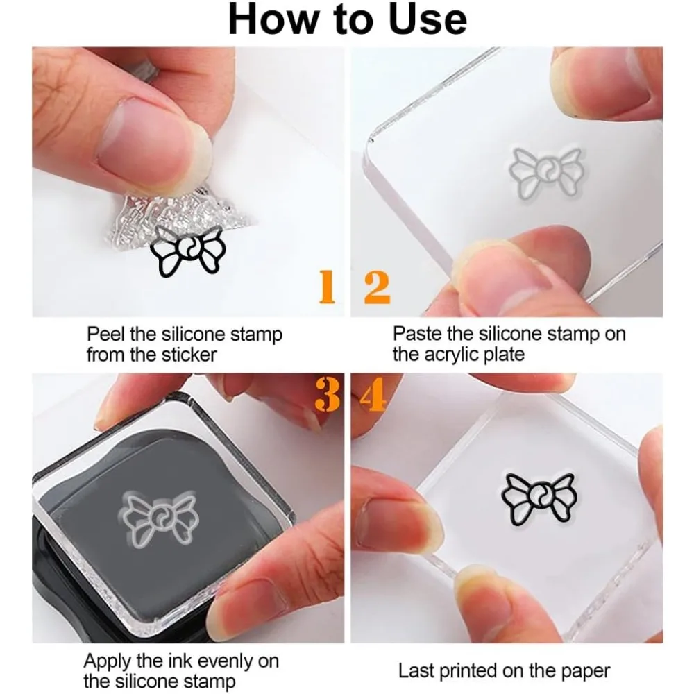 Cartoon Figure Clear Stamps for Cards Making Clear Stamp Seals Transparent Stamps for DIY Scrapbooking Photo Album Journal