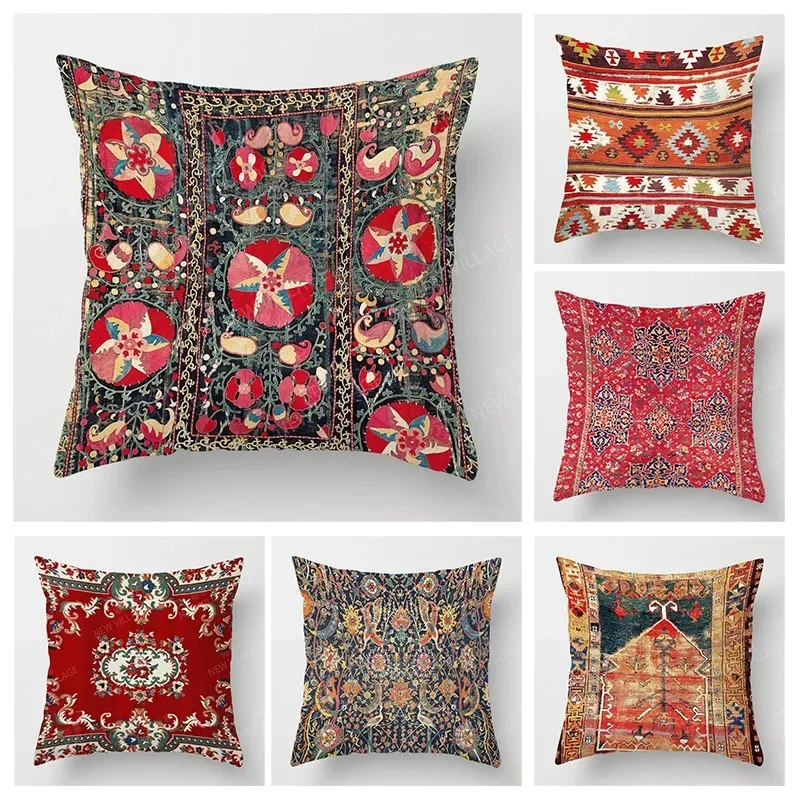 Fall home decor autumn living room throw pillow cover sofa boho Cushion cover 45x45cm 45*45 50*50 60x60cm 40*40cm Persia Morocco