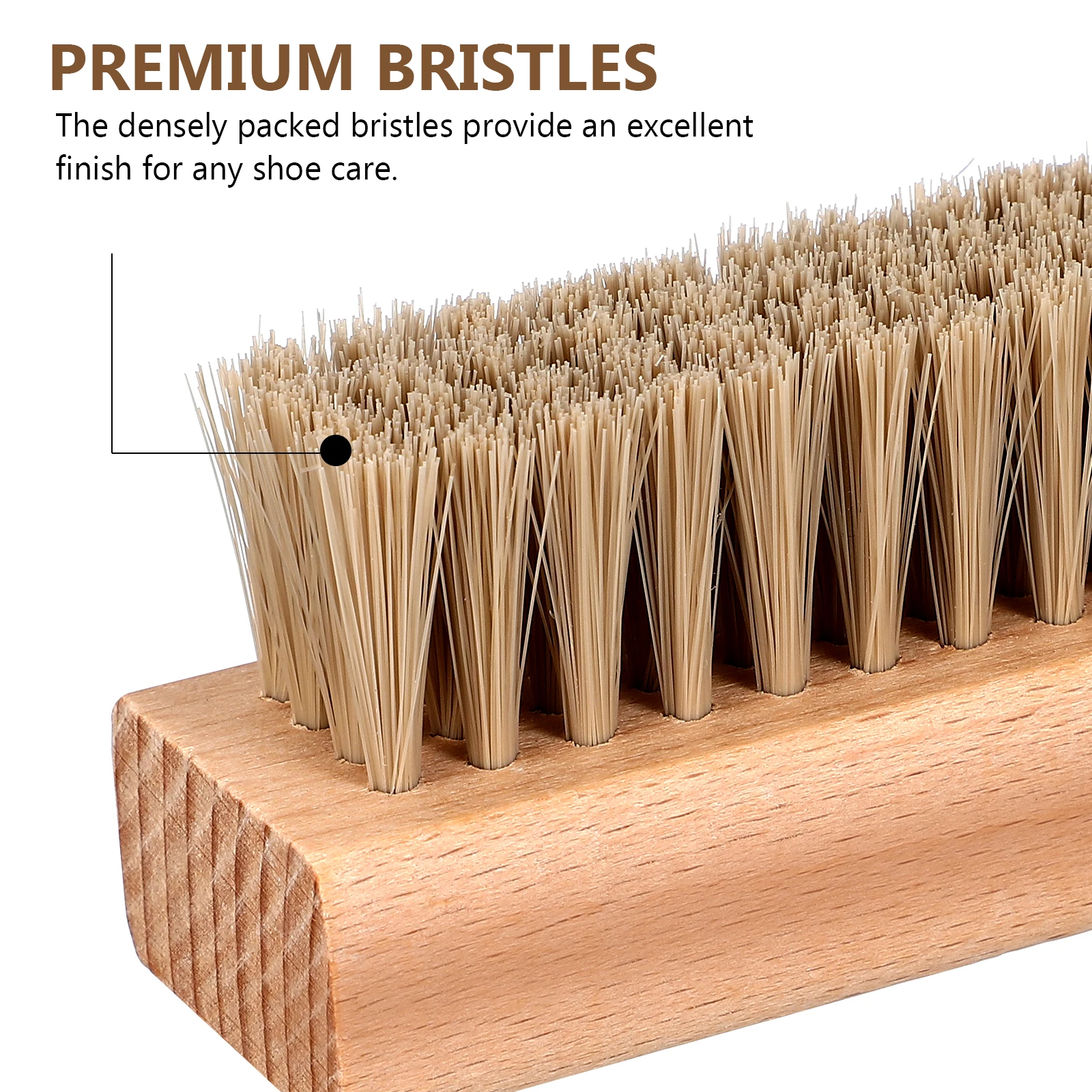 

10 Pcs Shoe Brush Set Cleaner Pusher Boot Kit Pp Silk Scrubbing Oxford Soft Bristles Wooden H Home Store Repair