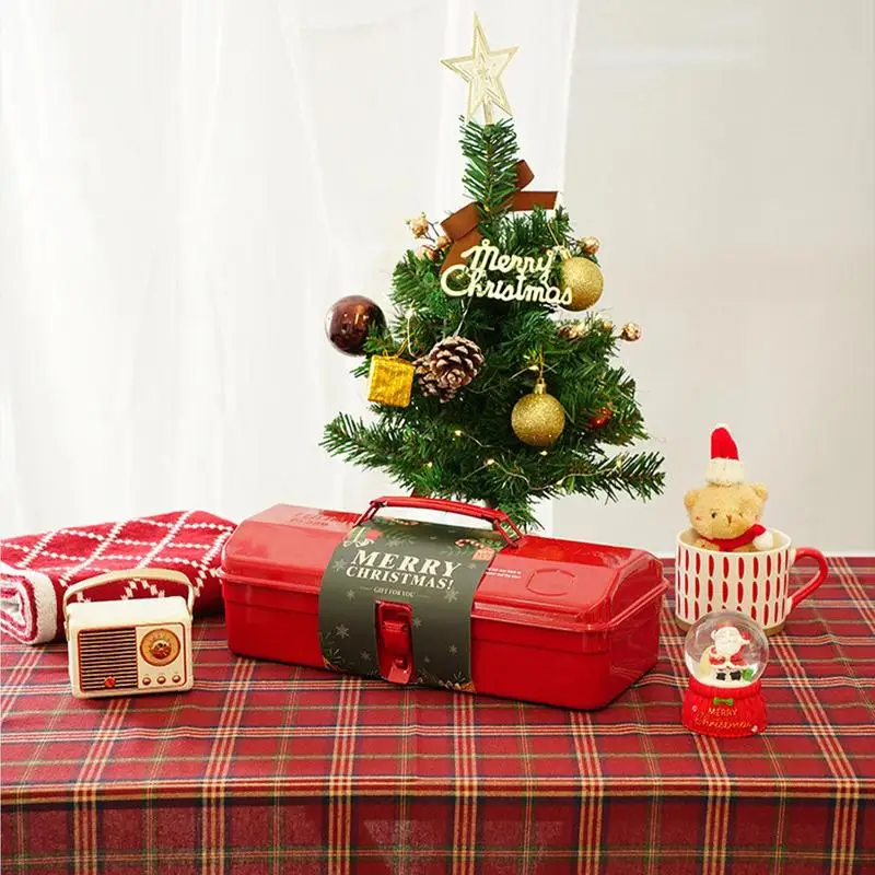 

Square Metal Christmas Container Square Storage Container Box Beautiful Appearance Metal Storage Box For Storing Perfume Doll Ke