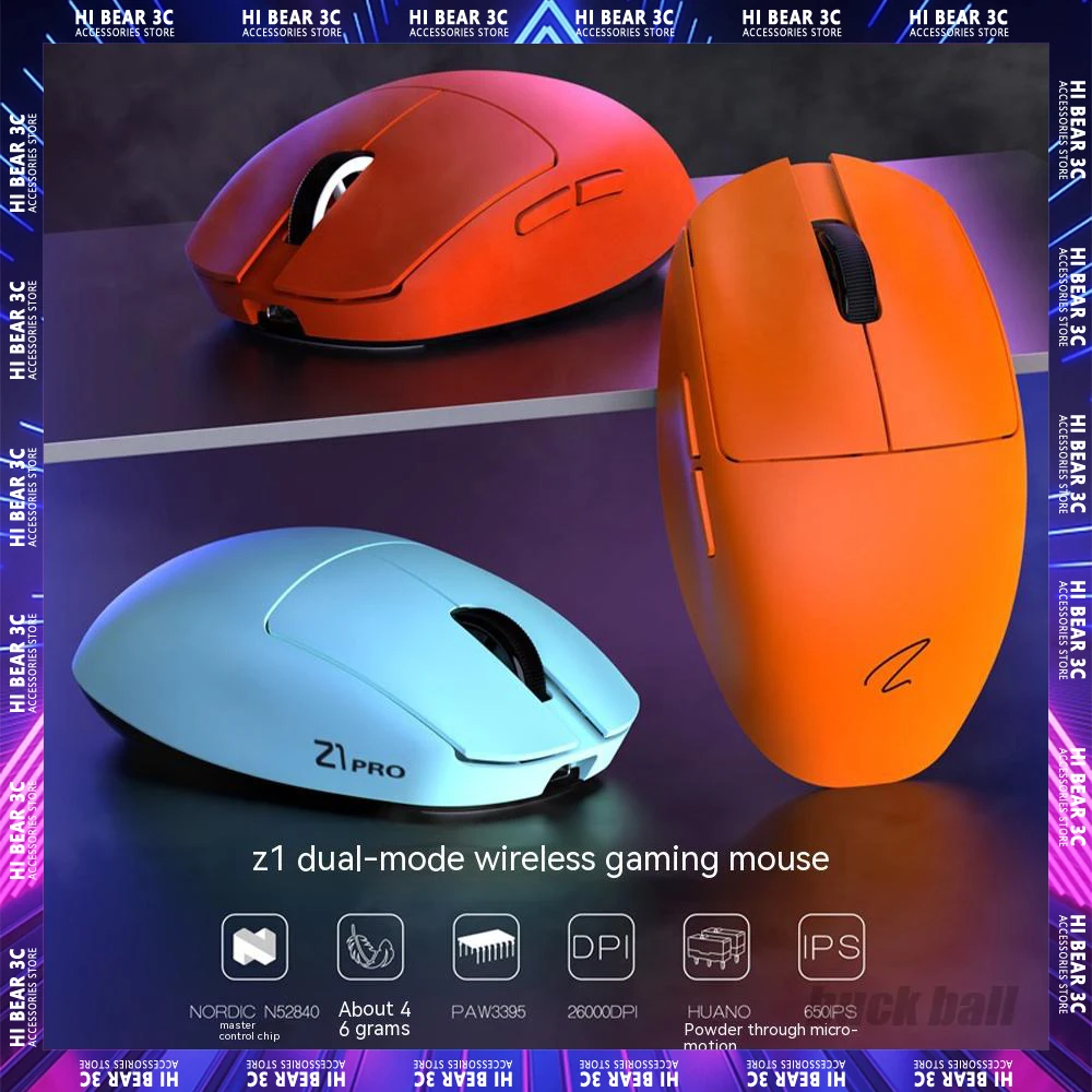 

Zaopin Z1 PRO 2.4G Wireless Mouse PAW3395 Sensor Light Weight Low Delay FPS Gaming Mouse Ergonomics Pc Gamer Laptop Accessories