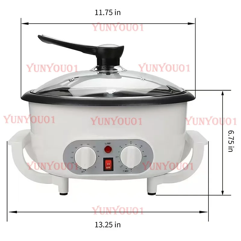 CAAAAA  offee Bean Roaster 110V/220V Dual Voltage for EU US Smart Temperature Control Roasting Machine