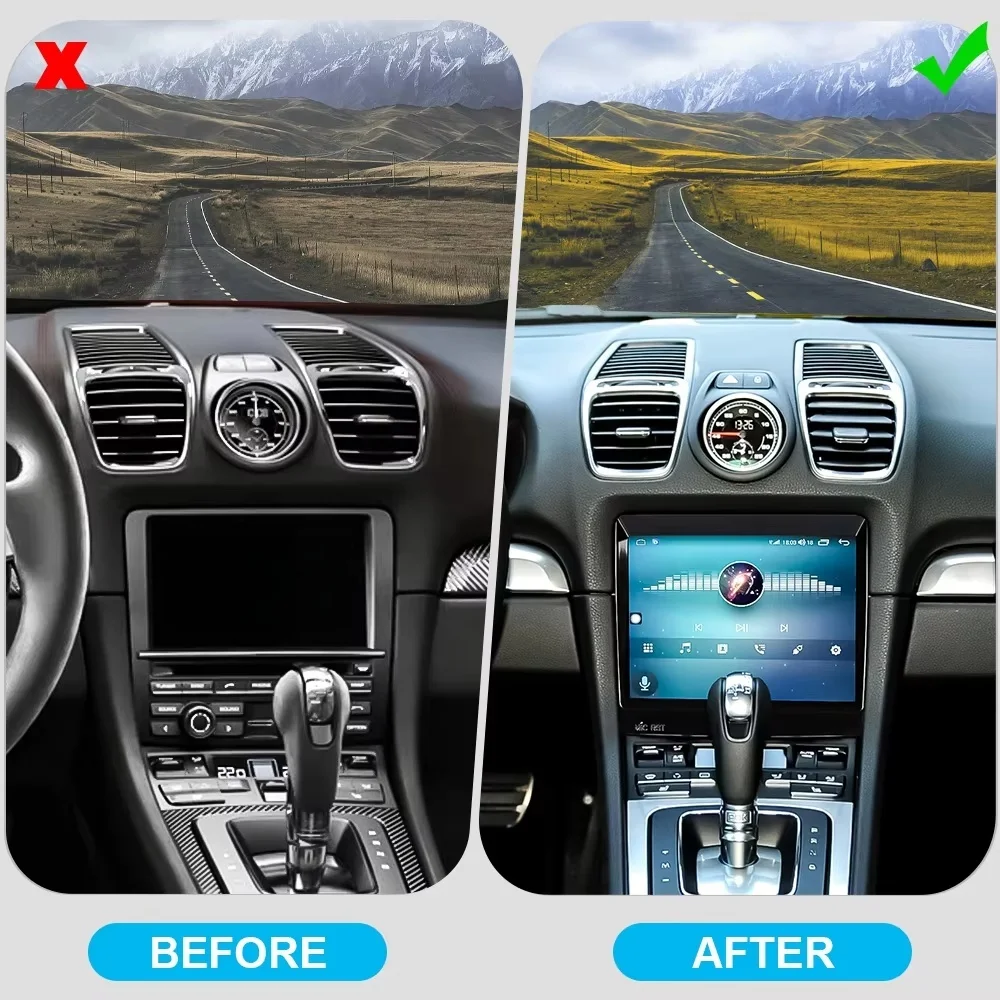

Hh Carplay Dsp Автомобильный DVD-плеер Android 12,0 8 ядер 8 ГБ + 128 г Радио Gps Wi-Fi Мультимедиа для Porsche Cayman Boxster 911 718 2010-2017