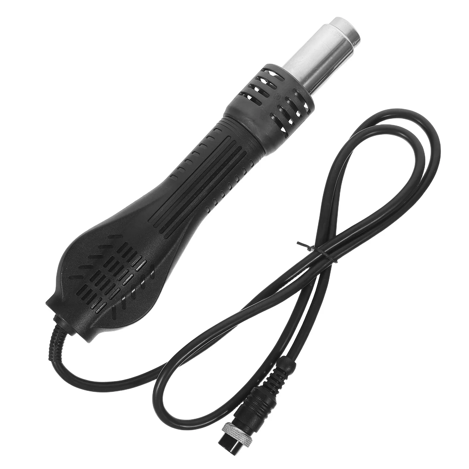 Hot Air Soldering Handle Black Rubber Grip Heat Resistant for Soldering Rework Station Tool Heat Blower Handle