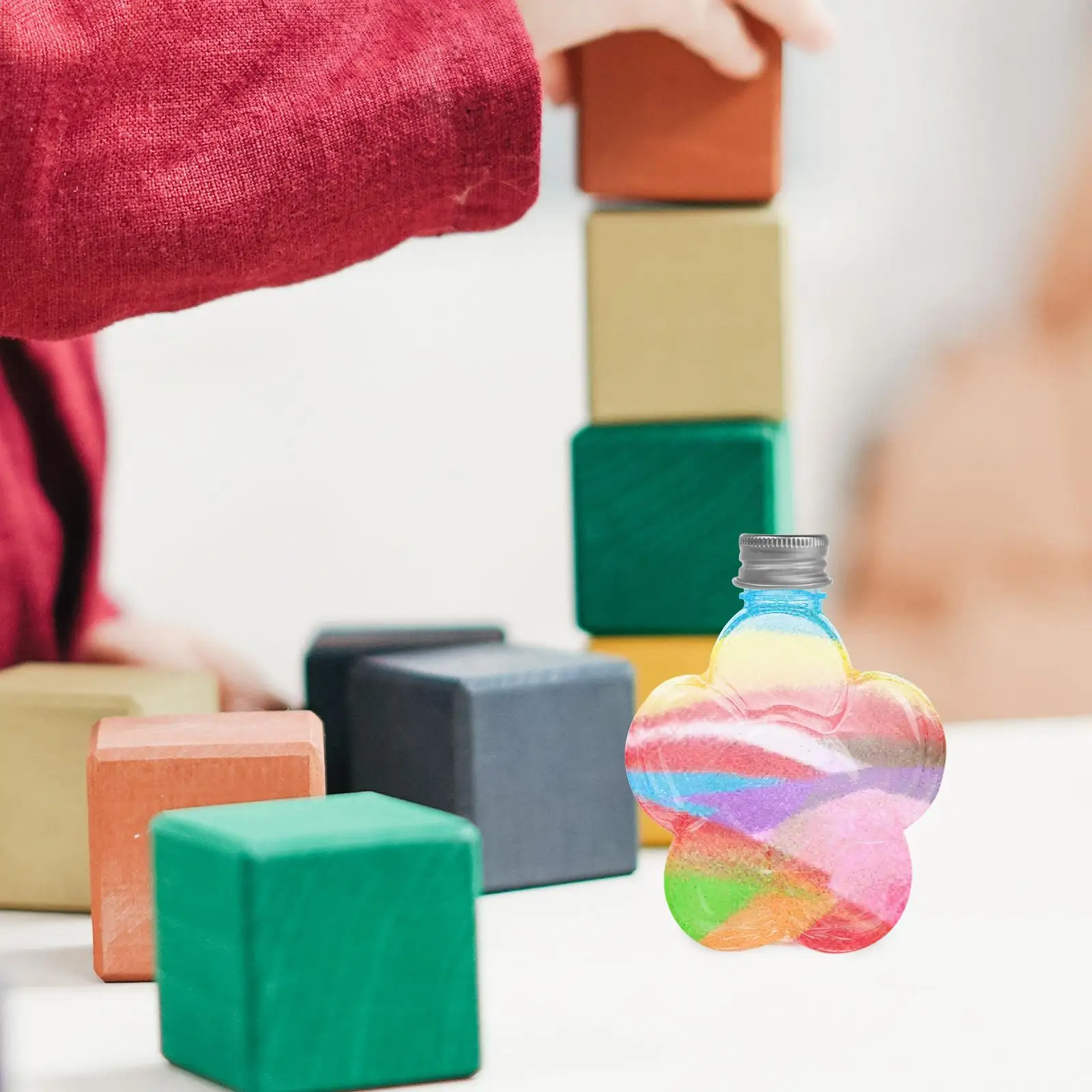 Botella de 10 Uds., DIY, deseos, arena movediza de plástico, pintura en arena, pintura en botella, artesanía para niños, regalos de fiesta de boda decorativos