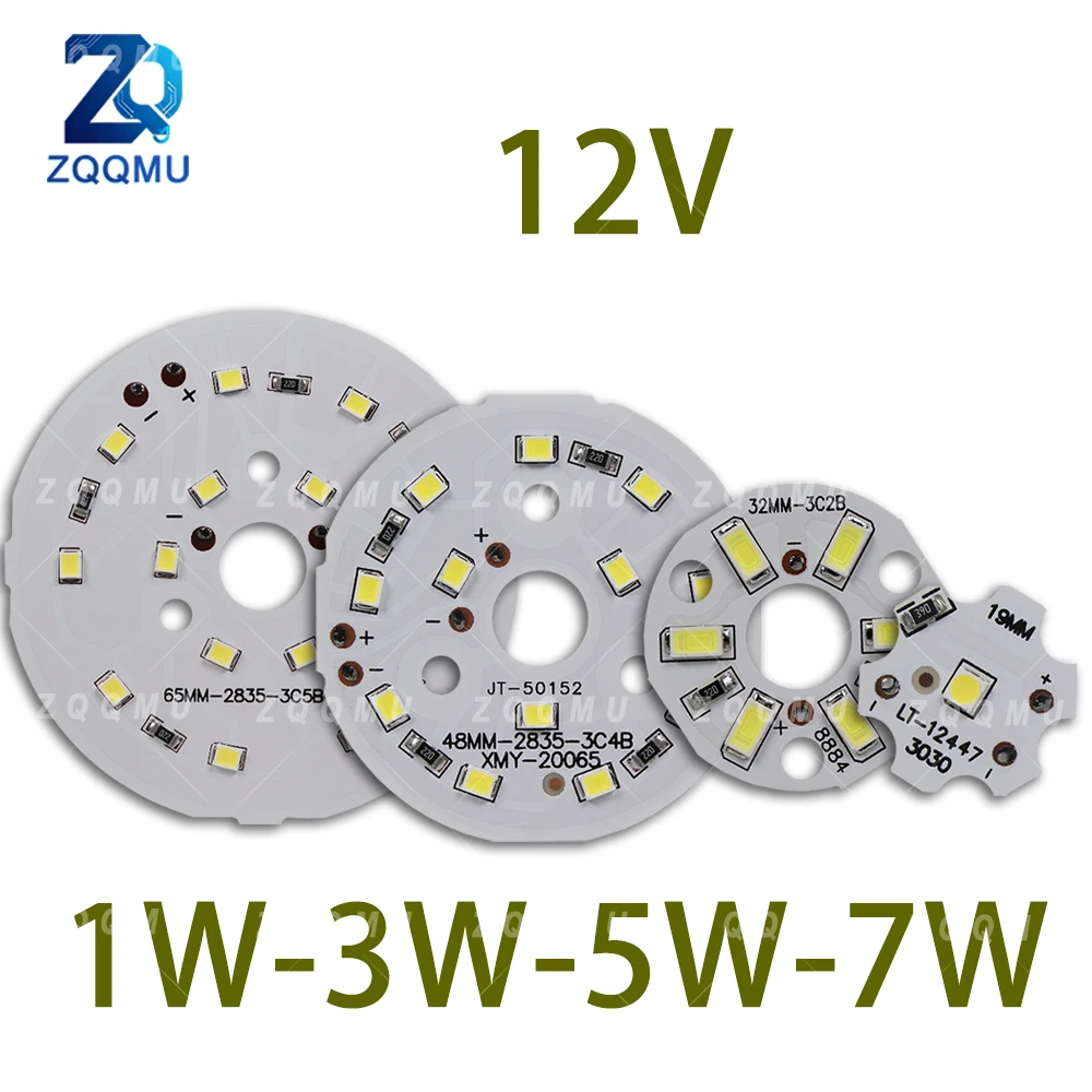 10PCS 1W 3W 5W 7W DC12V LED Chip SMD Beads Bulb High Power Diode Emitter Spotlight Downlight Table Lamps Tent Indicator Light