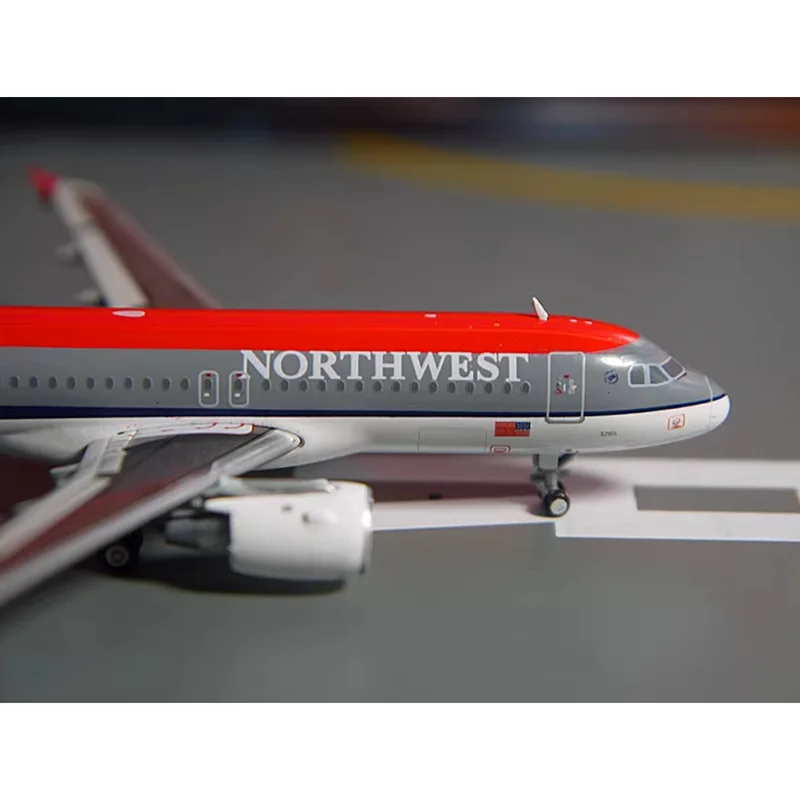 โมเดลเครื่องบินของสะสม1/400โมเดลเครื่องบินตะวันตกเฉียงเหนือสำหรับจัดแสดงของตกแต่งของขวัญ A320 GJNWA371เครื่องบินจำลองแบบหล่อขึ้นรูป