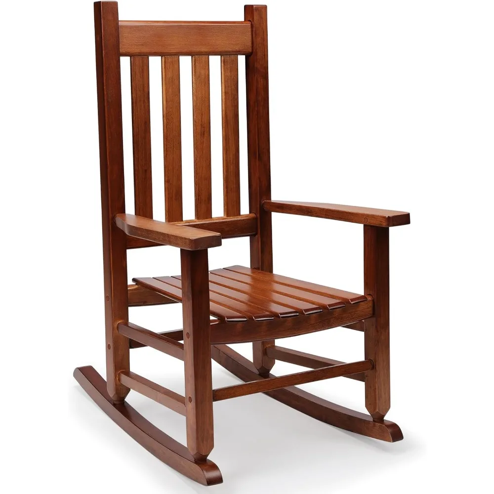 

Child's Wood Porch Rocker - Perfect for Indoor or Outdoor All Weather Porch Rocker for Garden,Lawn,Balcony,Backyard