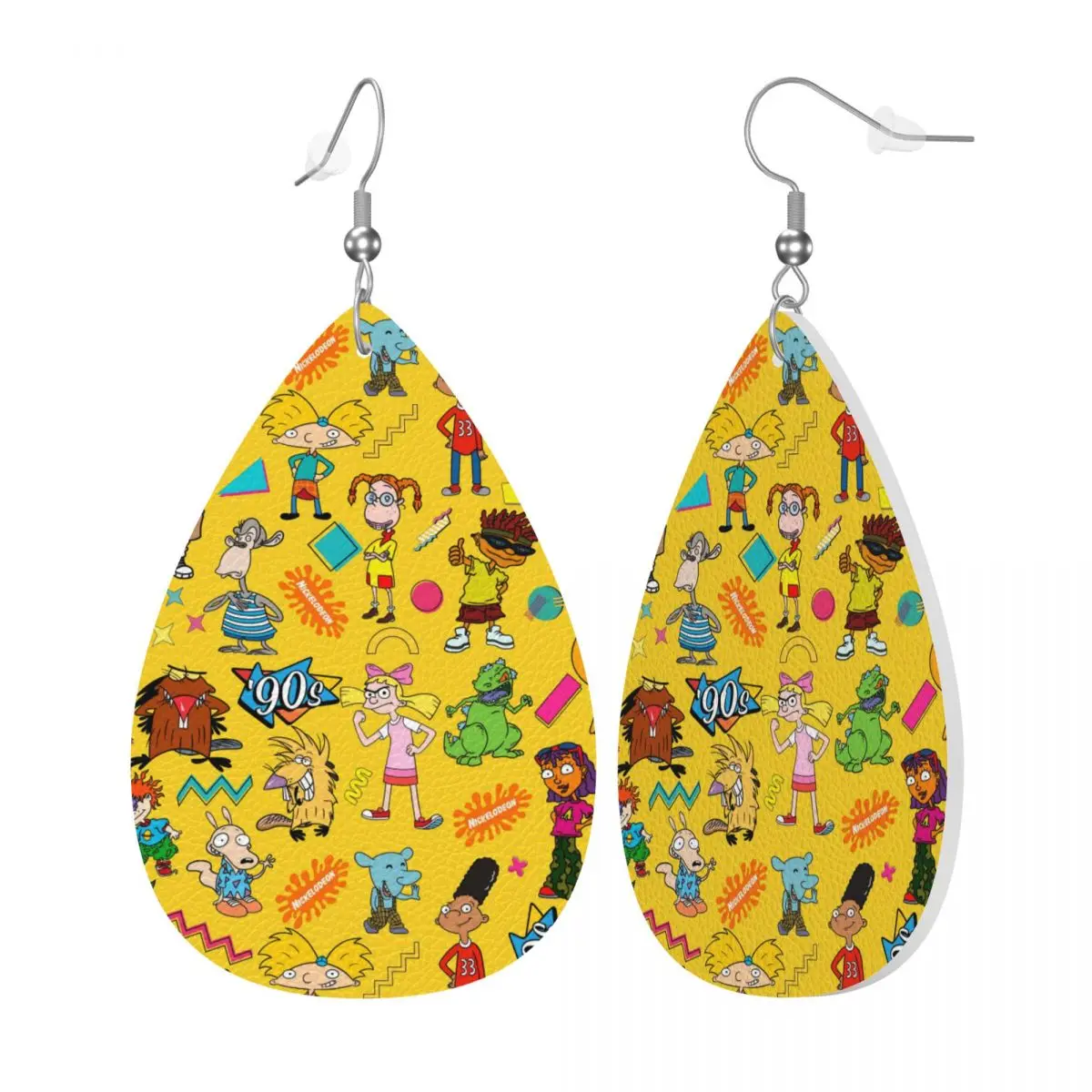 مخصص R-Rugrats Go الأقراط الجلدية البرية للنساء استرخى أقراط مجوهرات اكسسوارات #2