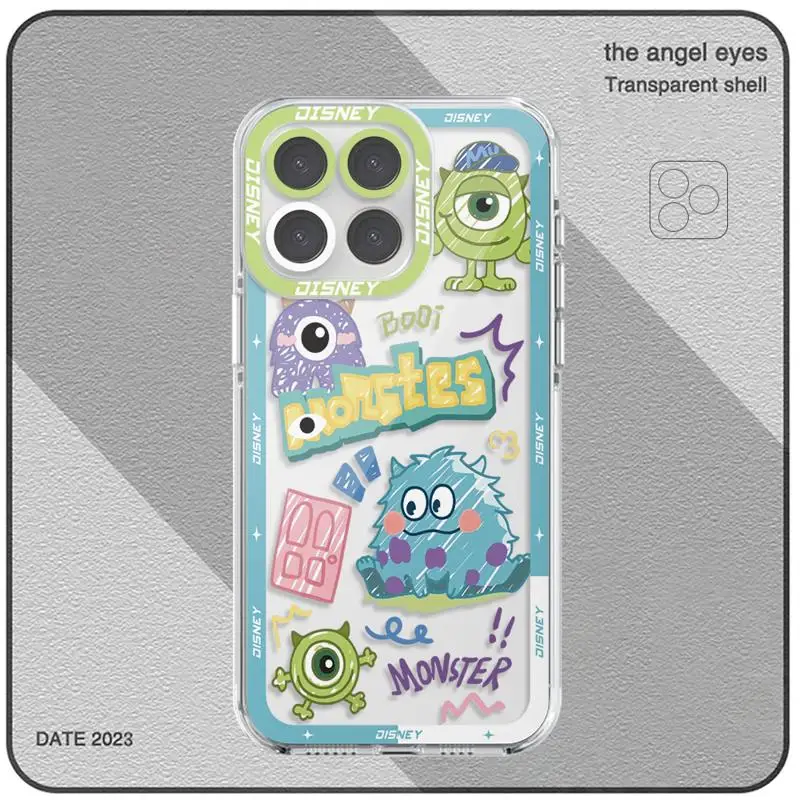 Case For Huawei Honor X8a 4G X8 5G 90 Lite X9a X7b X8b X9b Angel Eye Phone Cover Clear Funda Silicone Disney Anime Monsters Inc