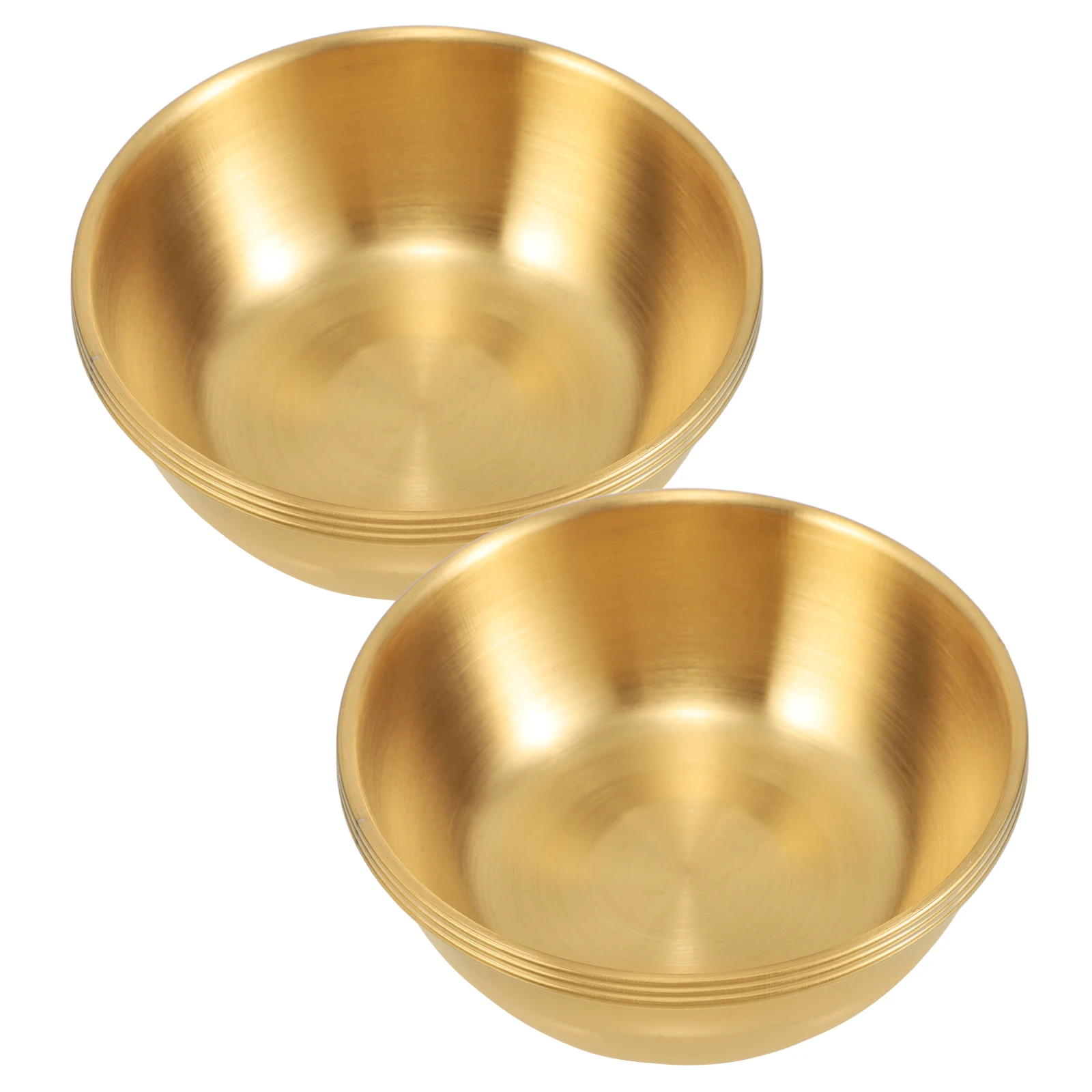

6 Pcs Stainless Steel Mini Sauce Dishes Seasoning Bowls Japanese Soy Dipping Bowls Small Metal Dip Kitchen Accessories