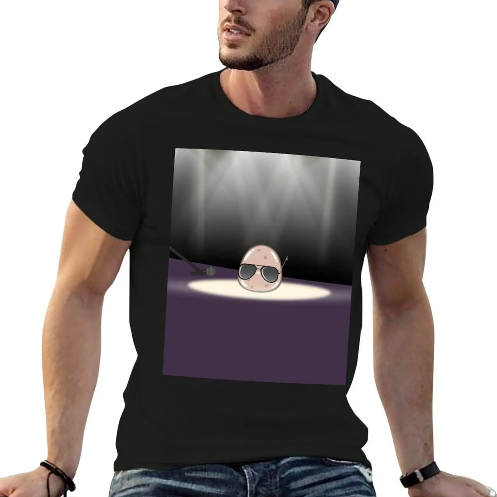 Nioki - Only potatoes [dark] T-Shirt Plus Size Loose Fit T-Shirt