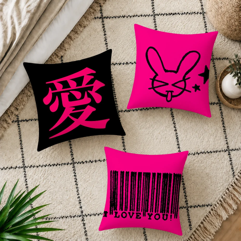 블랙 아트 핑크 퍼플 스트라이프 폴카 도트 Y2k 쿠션 - Home Decor Y2K 리뷰 및 가격