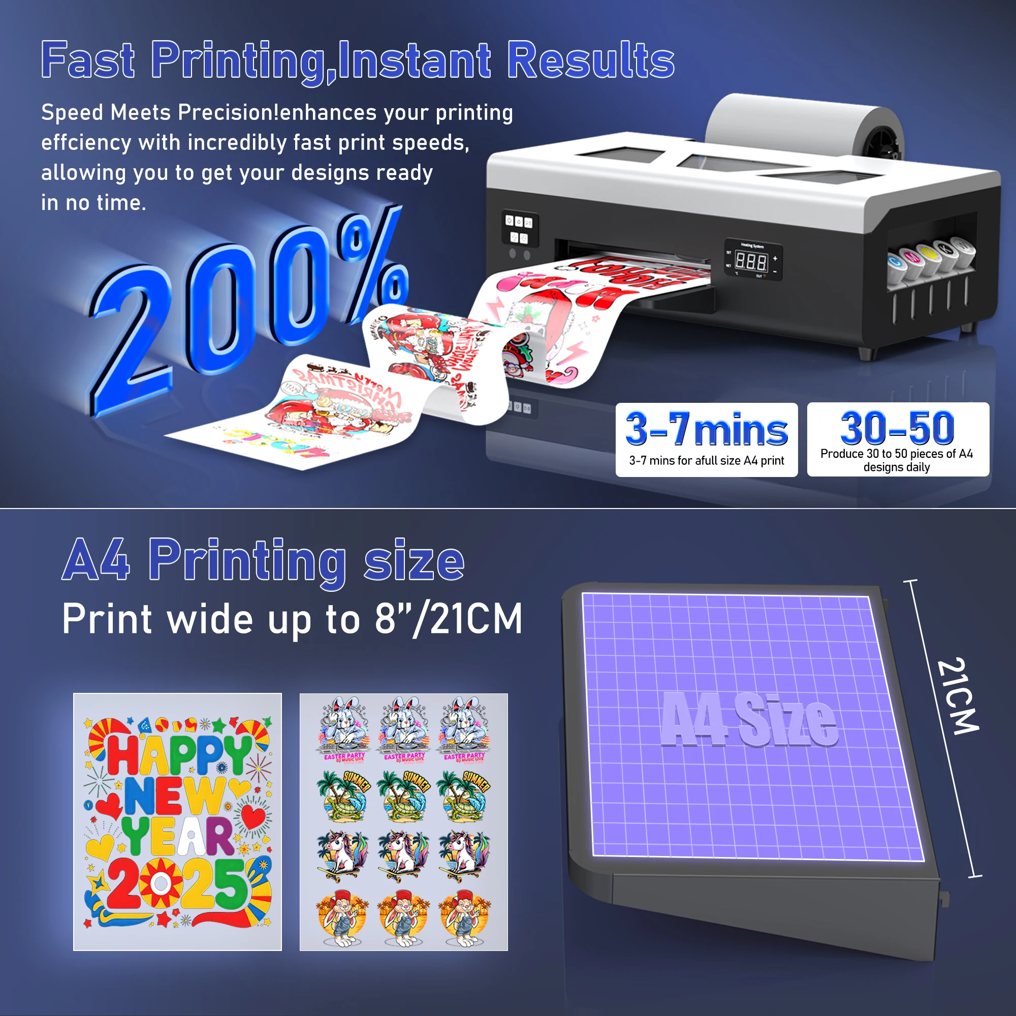 طابعة Colorsun A4 DTF لآلة الطباعة Epson L805 Impressora A4 DTF مباشرة إلى طابعات تي شيرت الأفلام لغطاء القمصان