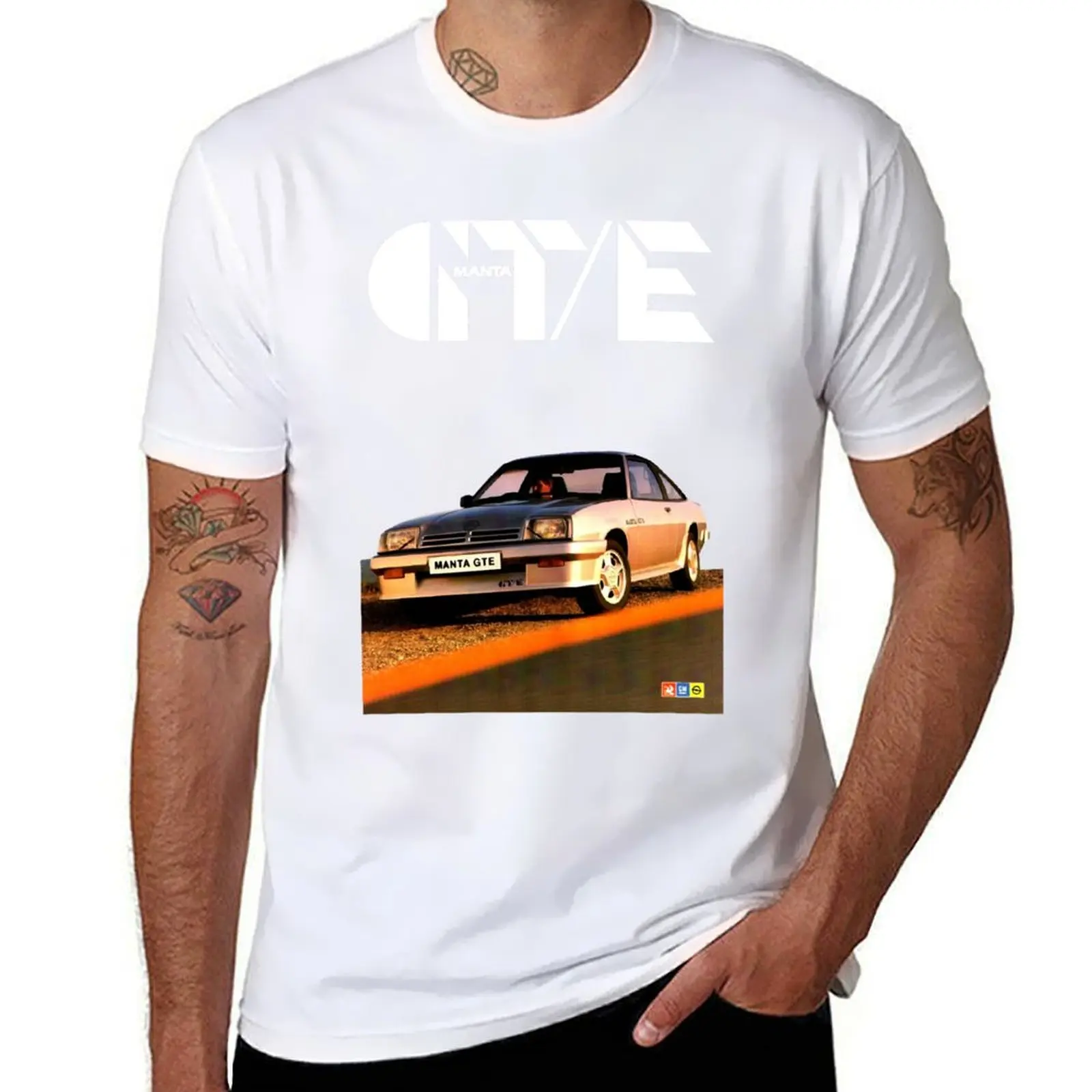 

OPEL - MANTA ADVERT T-Shirt.png T-Shirt Basic Regular Fit Casual T-Shirt
