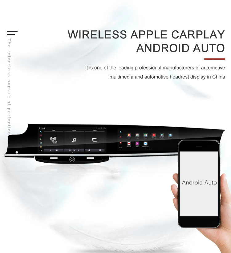 KANOR 12.3 "Doppio Schermo Multimedia Carplay per Porsche Panamera 970 2010 2011 2012 2013 2014 2015 2016 Navigazione GPS Android