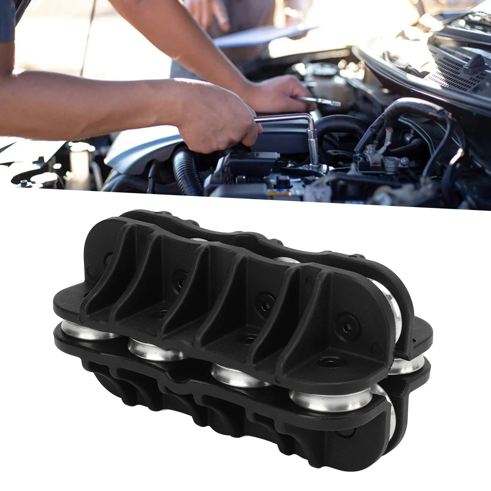 

Handheld Tube Straightener Excellent Grip Rustproof 3/8in Tube Straightening Tool Better Line Metal for Car Repairing