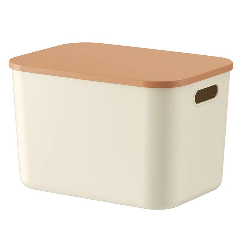 Desk Sundries Storage Box With Lid Wardrobe Clothes Drawer Plastic Storage Basket Container Organizer For Cosmetics Small Things