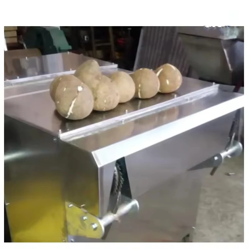 Stainless Steel  Efficient And Easy To Operate Old Coconut Hard Shell Automatic Cutting