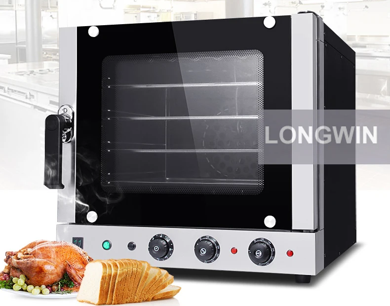 Countertop 4 Ties Electric Convection Bread Ovens Commercial Bakery Baking Equipment Electric Baking Oven