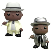 The Notorious BIG Metallic Christopher Wallace Vinyl Figure Model Toys