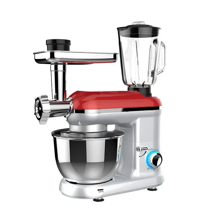 1000W 3 in 1 Multi-function Planetary Stand Food Mixer with Meat Grinder & 5.5L Bowl