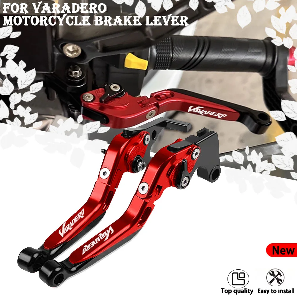 For VARADERO XL125 XL 125 2004 - 2013 Folding Clutch and Brake Lever Set Adjustable Levers Motorcycle Accessories Parts.