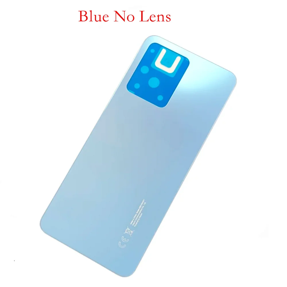 Back Cover For Xiaomi Redmi Note 12 4G Back Door Replacement Battery Case, Rear Housing Cover + Camera Lens With Sticker