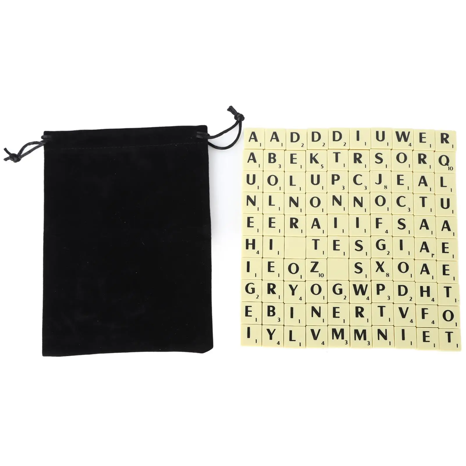 

Alphabet Chess Set - Wear Resistant Crossword Letter Tiles for school