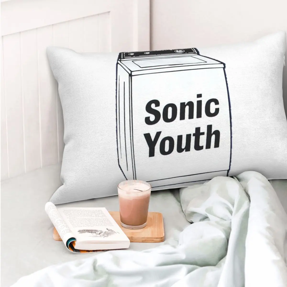 Sonic Youth Rock Band Punk Rectangle Pillowcase Cushion Cover Decor Bedroom Bed Home Comfort Throw Pillow