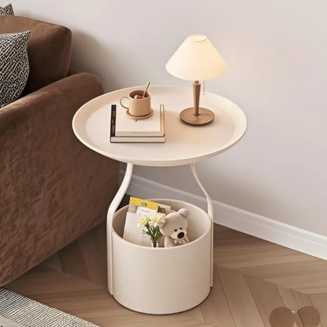 الإيطالية الحد الأدنى السرج الجلود تخزين دلو أريكة طاولة جانبية صغيرة للمنزل غرفة المعيشة التجارية ركن الجدول ضوء الفاخرة